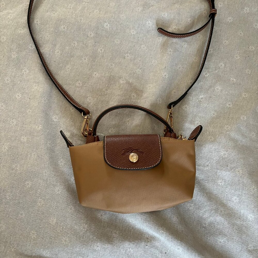 Longchamp Le Pliage Xs Brown Shoulder Mini Bag